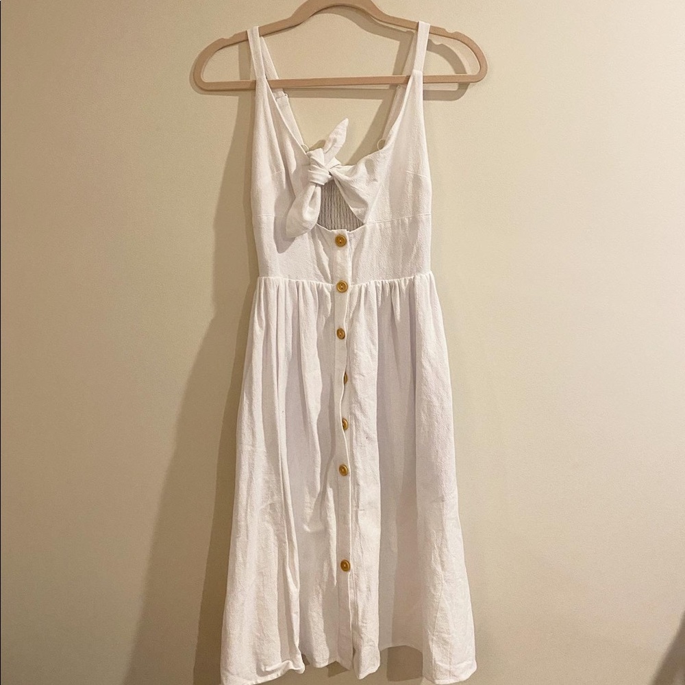 White midi showpo dress